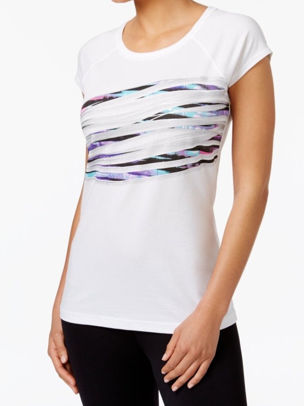 Ideology Womens Graphic Performance T-Shirt